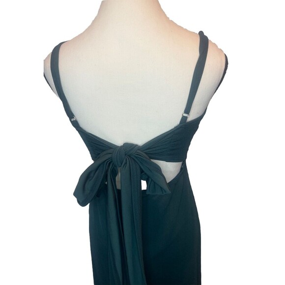 Birdy Grey EMERALD GREEN Maxi Formal Lined Dress Bridesmaid Sz Small - Picture 5 of 10